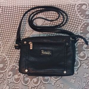 Rosetti Black Purse - many logos & pockets 5511